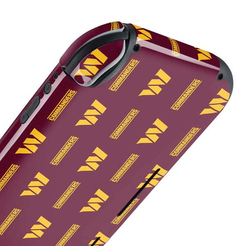 NFL Washington Commanders Blitz Series Nintendo Switch Lite Skin